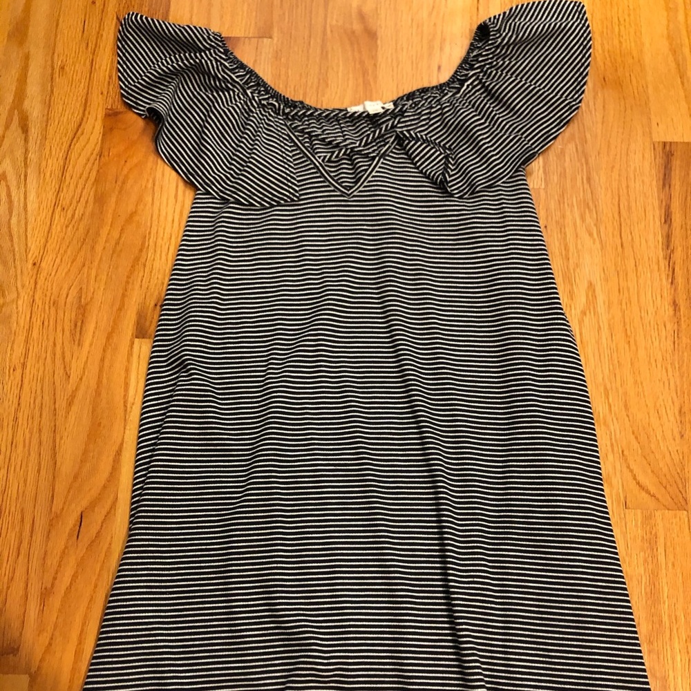 off the shoulder mini dress